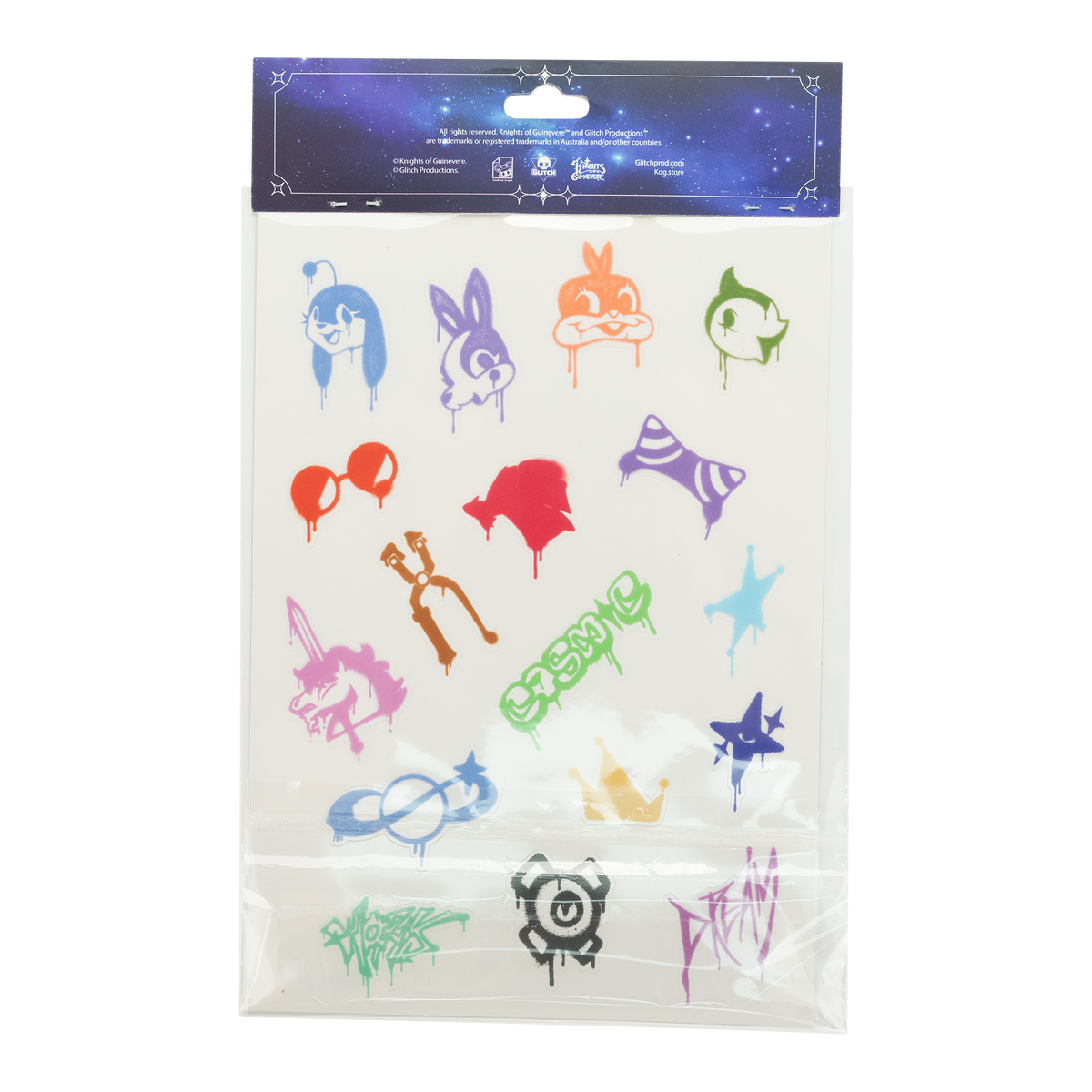 Knights of Guinevere Sticker Pack 1