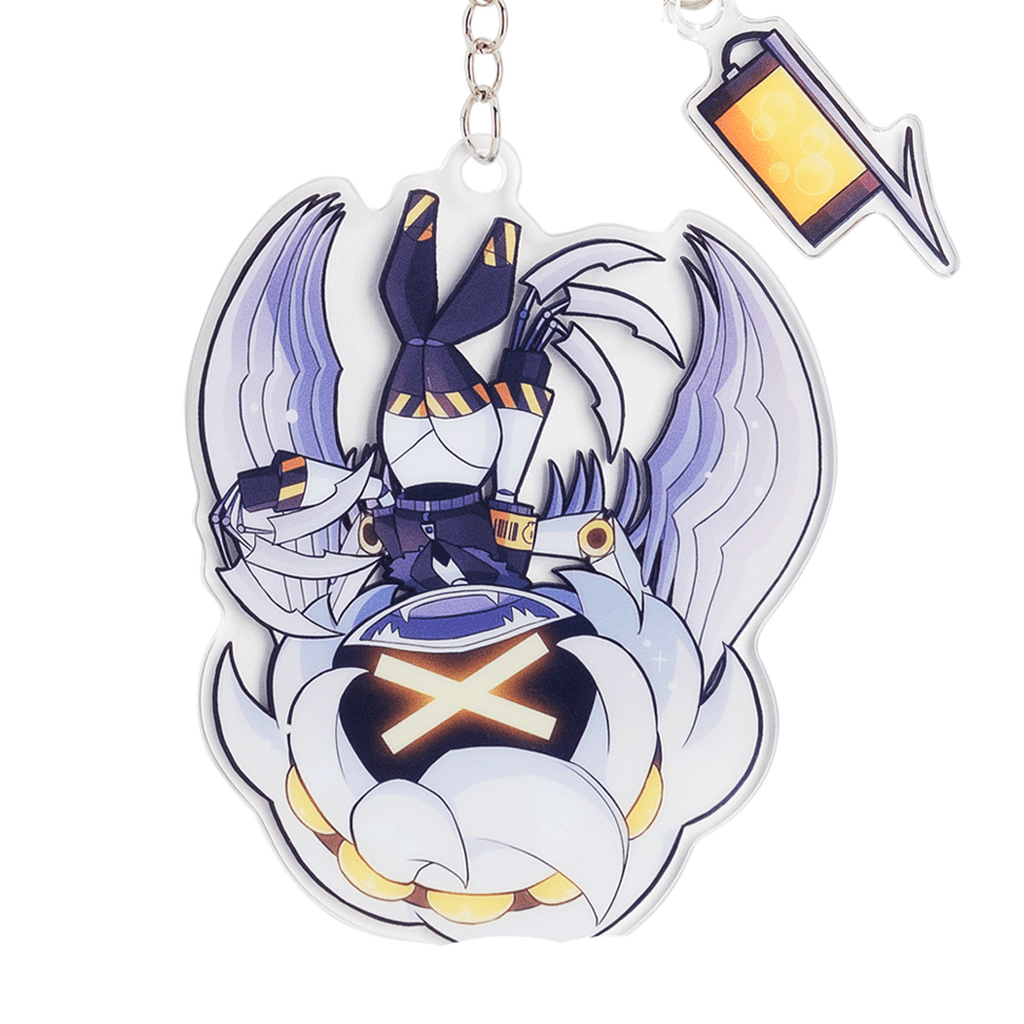 V Hang Tail Keychain