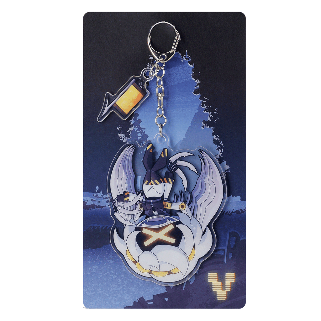 V Hang Tail Keychain